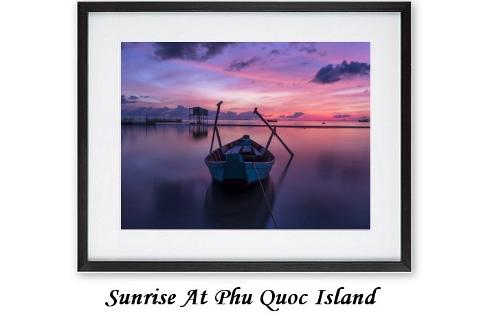 Sunrise At  Phu Quoc Island Framed Print